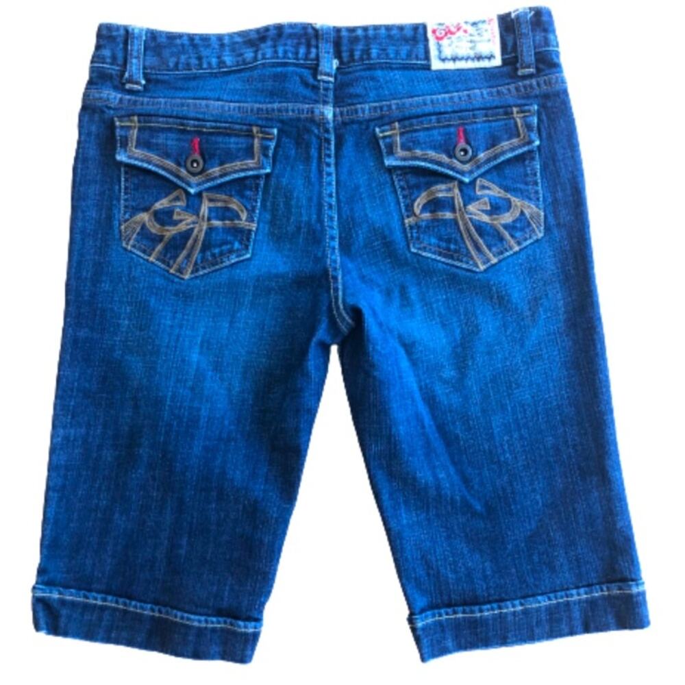 Y2K Jean Capris Long Jean Shorts Bermuda Jorts Chip and Pepper Productions Jean